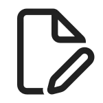 Document Edit SVG Icon